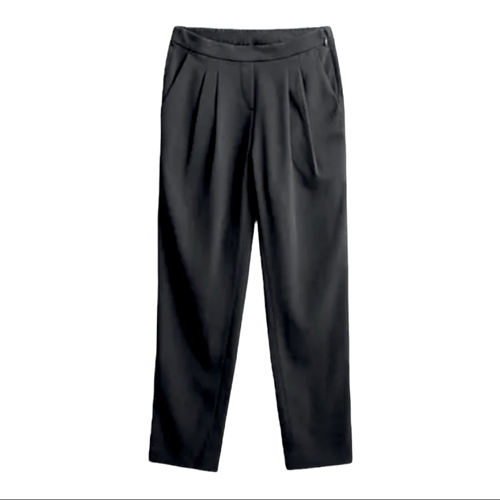Ministry of Supply Women’s Swift Drape Black Pant Size 2
